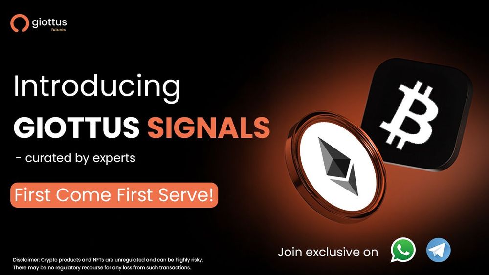 Giottus introducing Signals in social channels