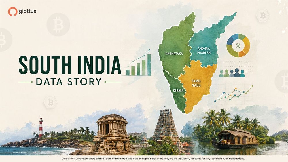 South India map illustration