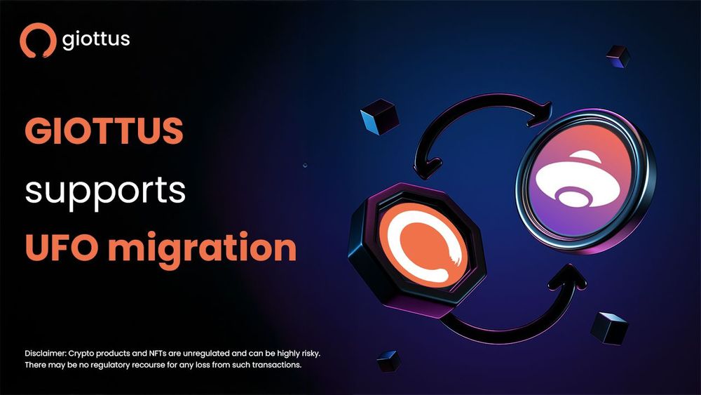 Migration of UFO to solana as coin illustration