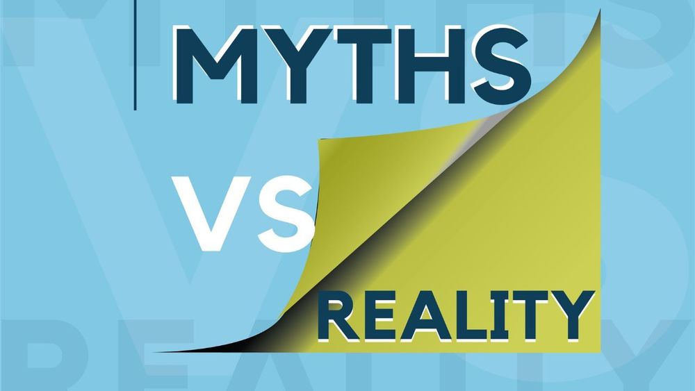 myth vs reality illustration
