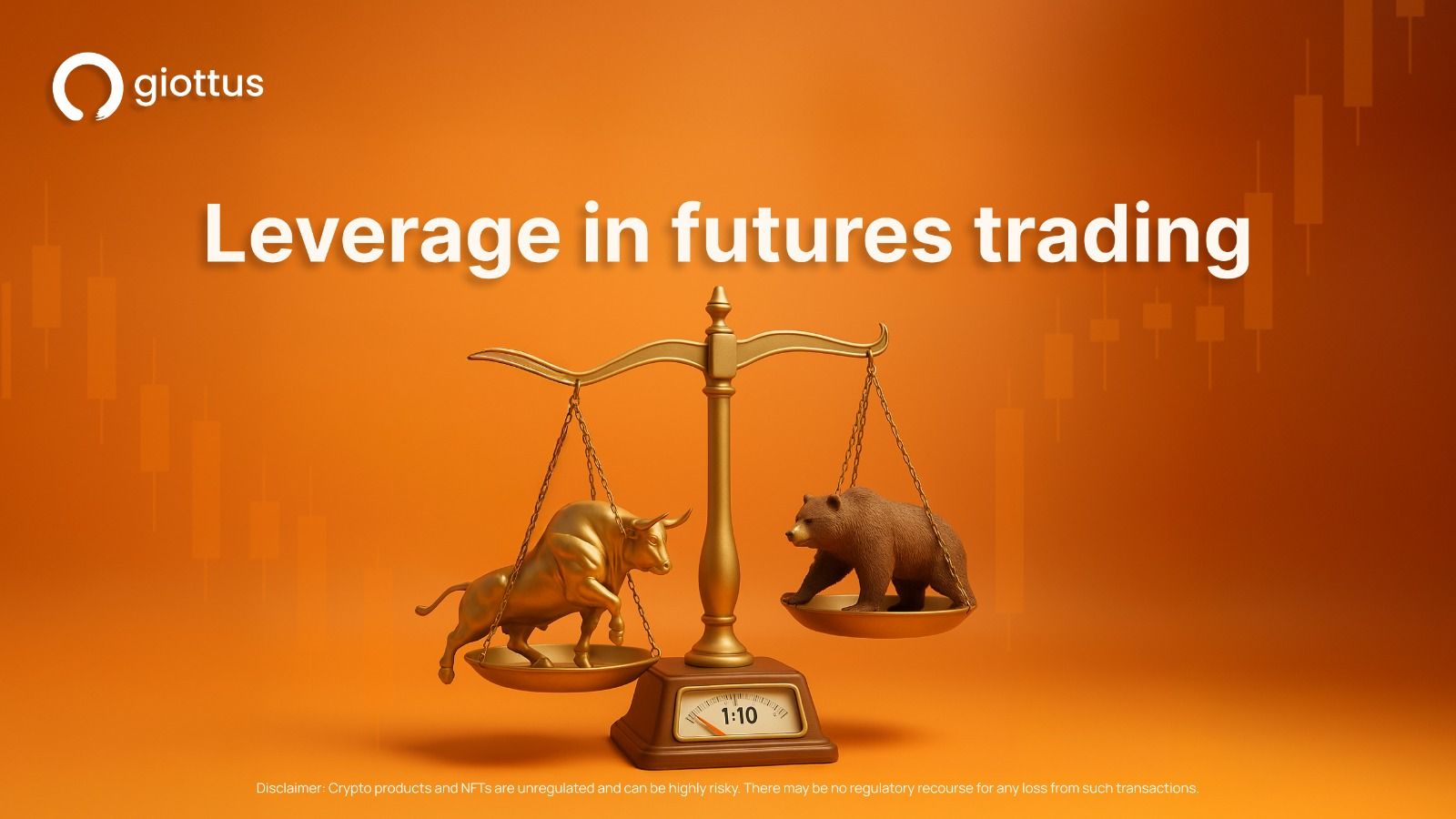 Bear vs Bull scale showing leverage in trading
